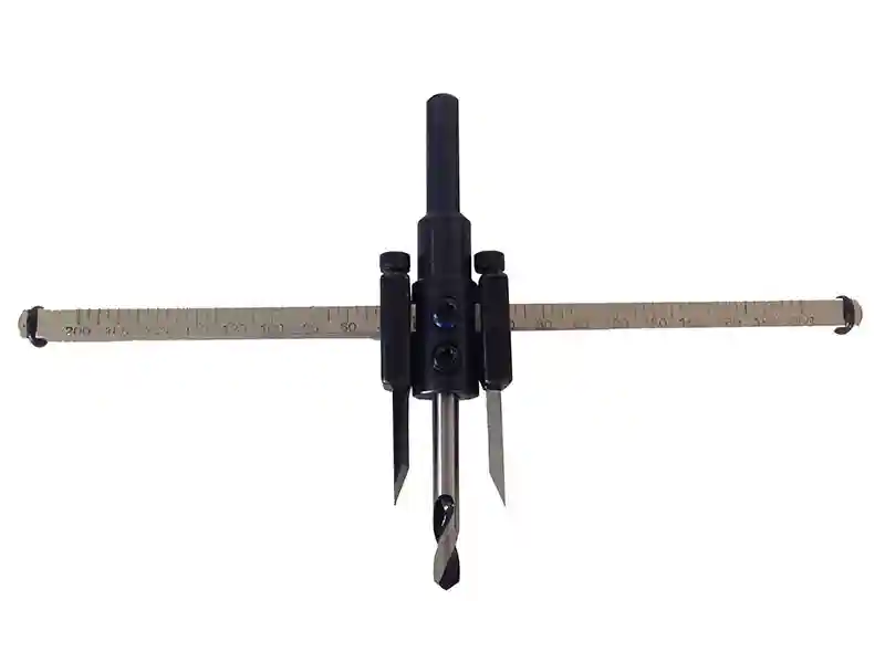 cortador de círculo de ponto duplo