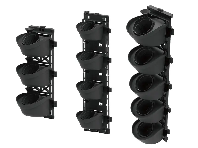 グリーンウォール用スタンド-新改良プランター水耕スタンド(第3世代)