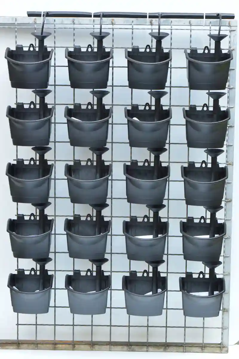 fabricants de paniers suspendus, panier mural vert