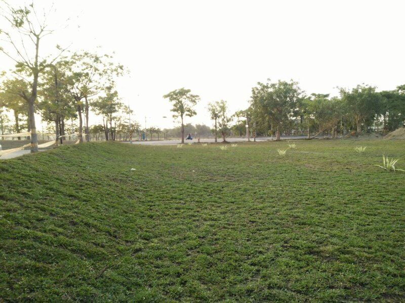 Pavé d'herbe en plastique