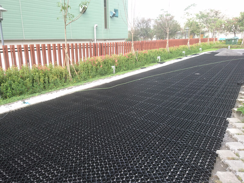 Kunststoff-Graspflasterstein