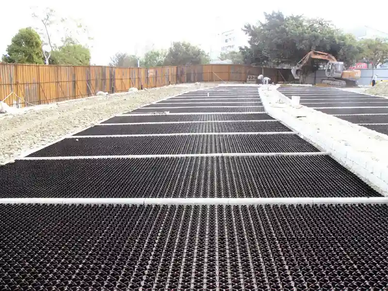 pavés d'herbe en plastique perméables