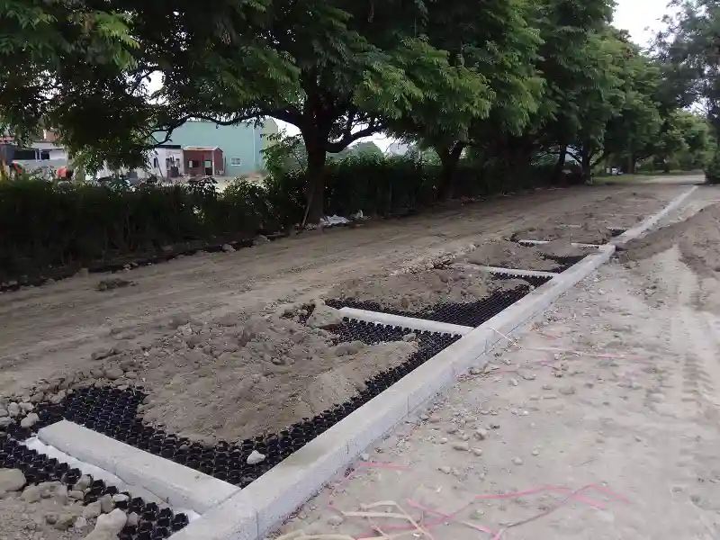 pavés d'herbe en plastique perméables